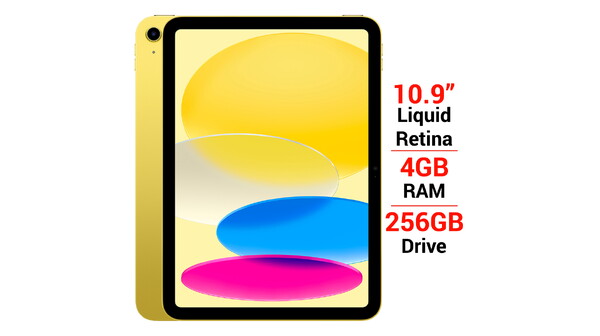 iPad Gen 10 Wifi 256GB 10.9 inch MPQA3ZA/A Vàng (2022) giá tốt tại Nguyễn Kim