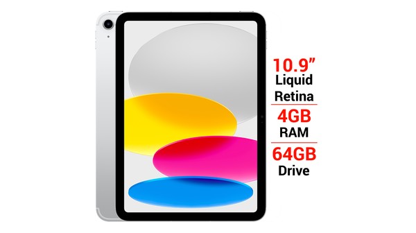 iPad Gen 10 Wifi Cellular 64GB 10.9 inch MQ6J3ZA/A Bạc (2022) giá tốt tại Nguyễn Kim