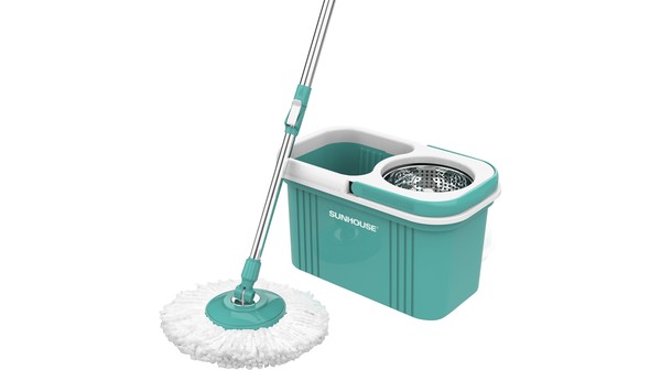 Bộ lau nhà xoay 360 độ Sunhouse KS-CL330S màu xanh