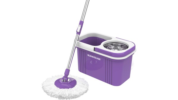 Bộ lau nhà xoay 360 độ Sunhouse KS-CL330S màu tím