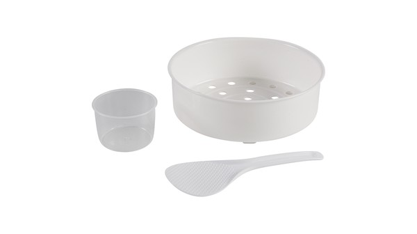 Nồi cơm điện Panasonic 1 lít SR-MVN10FRAX Trắng phụ kiện kèm