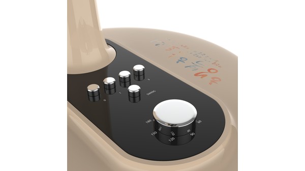 Quạt điện Hawonkoo FAH-010-7WINGS Nâu chi tiết điều chỉnh