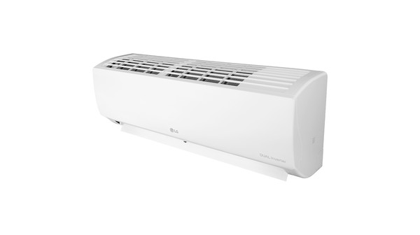 Máy lạnh LG Inverter 1 HP V10WIN mặt trước nghiêng trái từ trên xuống
