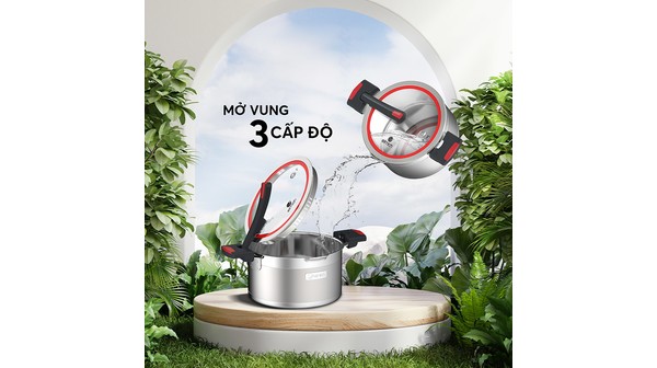 Bộ nồi Inox Elmich Milano EL-8090 tổng quan