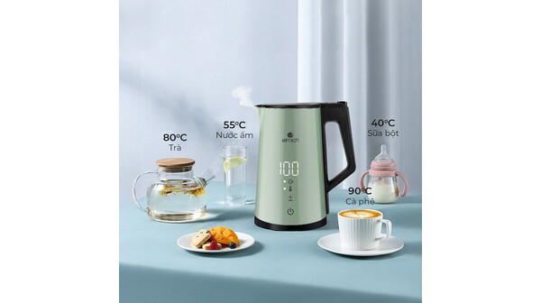 Ấm đun siêu tốc Elmich 1.7 lít KEE-3856G tổng quan