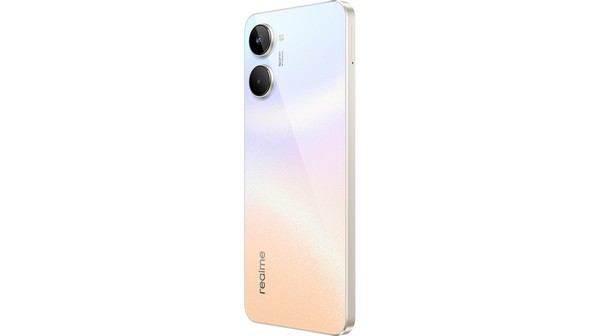 Điện thoại Realme 10 8GB/256GB Trắng mặt lưng nghiêng phải