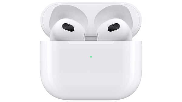 Tai nghe Bluetooth Apple AirPods 3 MME73ZP/A_V chính diện hộp mở nắp