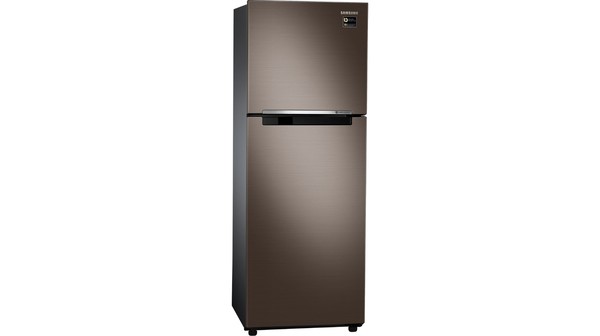 Tủ lạnh Samsung Inverter 236 lít RT22M4040DX/SV nghiêng trái