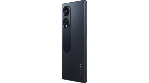 Điện thoại OPPO Reno8 T 5G 8GB/128GB Đen mặt lưng nghiêng trái