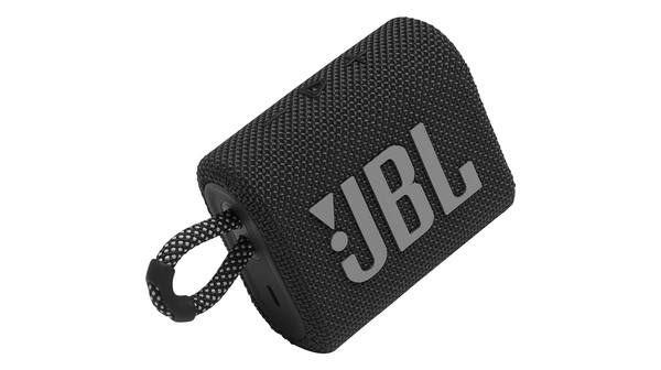Loa Bluetooth JBL Go 3 Đen mặt nghiêng