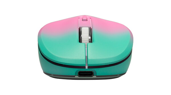 Chuột không dây Zadez M-381ZC Cam đào mặt trước