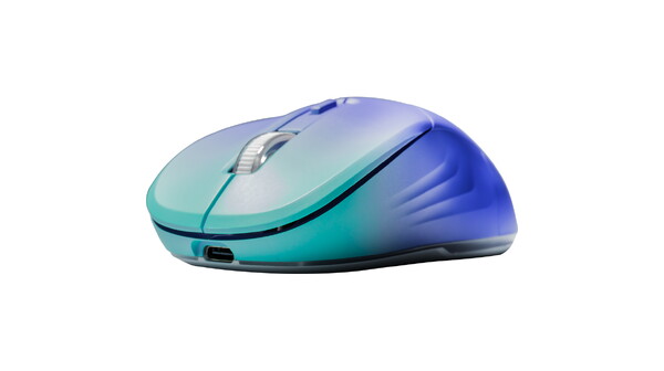 Chuột không dây Zadez M-381ZP Tím nghiêng trái