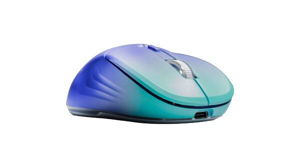 Chuột không dây Zadez M-381ZP Tím nghiêng phải