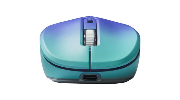 Chuột không dây Zadez M-381ZP Tím mặt trước