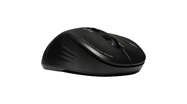 Chuột không dây Zadez M-326B Đen nghiêng phải