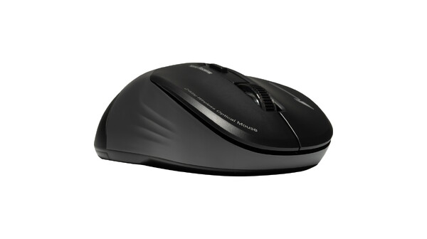 Chuột không dây Zadez M-326G Xám nghiêng phải