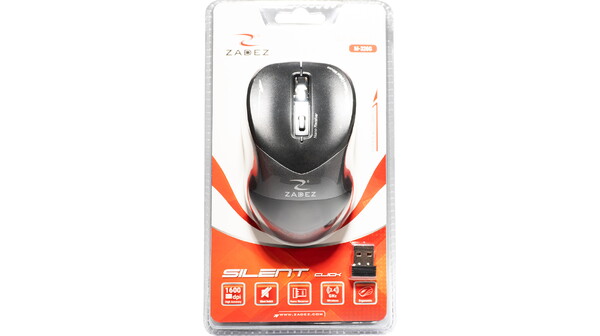 Chuột không dây Zadez M-326G Xám hộp sản phẩm