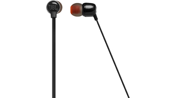 Tai nghe nhét tai Bluetooth JBL T115BT Đen mặt trước sau