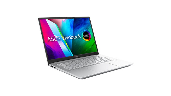 Laptop Asus Vivobook Pro 14 OLED R7-5800H (M3401QA-KM025W) nghiêng trái