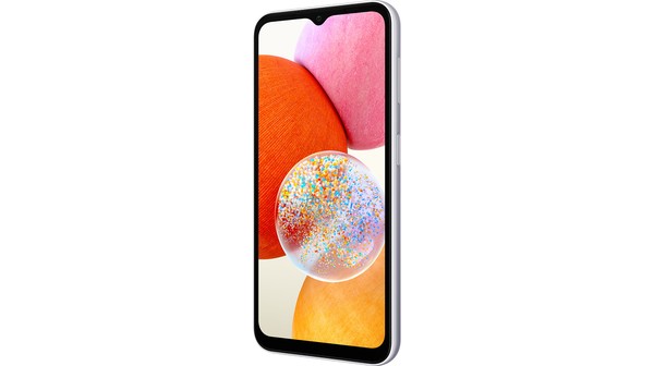 Điện thoại Samsung Galaxy A14 4G 4GB/64GB Bạc nghiêng phải