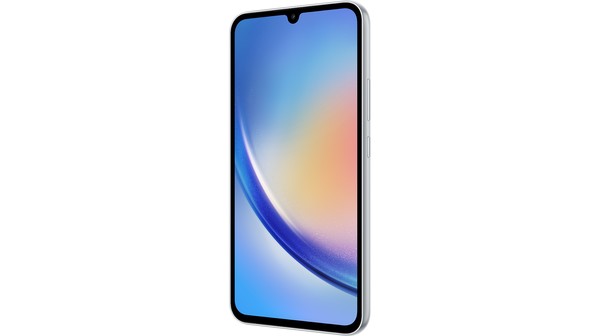 Điện thoại Samsung Galaxy A34 5G 8GB/128GB Bạc nghiêng trái