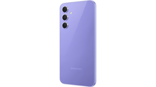 Điện thoại Samsung Galaxy A54 5G 8GB/128GB Tím mặt lưng nghiêng trái