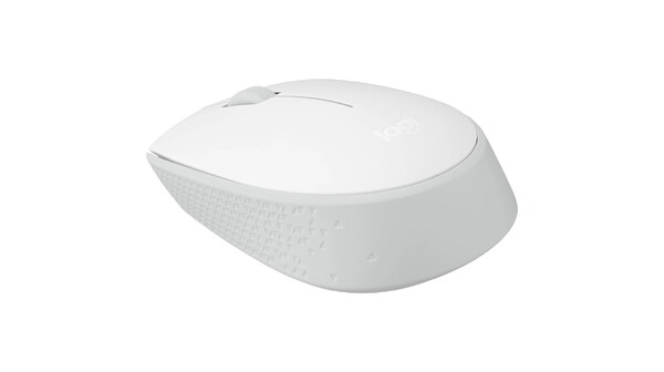 Chuột không dây Logitech M171 Trắng nghiêng sau