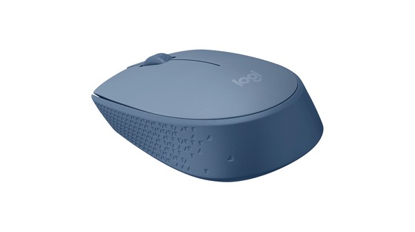 Chuột không dây Logitech M171 Xanh Xám nghiêng sau