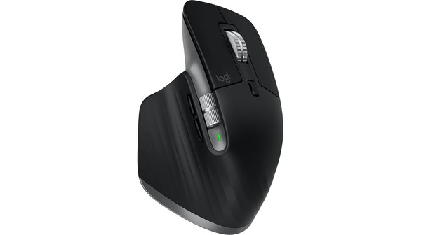 Chuột không dây Logitech MX Master 3 for Mac Đen nghiêng đứng