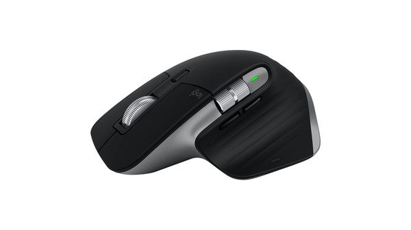 Chuột không dây Logitech MX Master 3 for Mac Đen nghiêng nằm