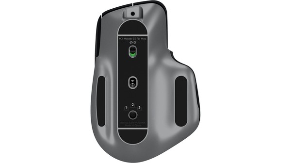 Chuột không dây Logitech MX Master 3 for Mac Đen mặt dưới