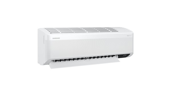 Máy lạnh Samsung Inverter 1 HP AR10CYFAAWKNSV nghiêng trái cánh đảo quạt mở