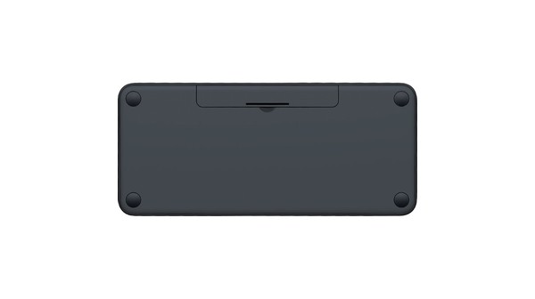 Bàn phím không dây Bluetooth Logitech K380 Xám Tối mặt sau