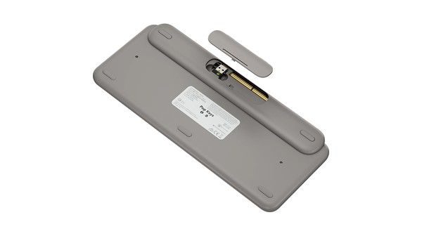 Bàn phím cơ không dây Logitech POP Keys Xám mặt dưới