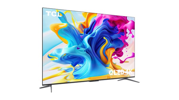 Google Tivi QLED TCL 4K 55 Inch 55C645 nghiêng trái