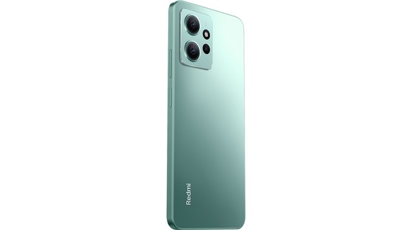 Điện thoại Xiaomi Redmi Note 12 4GB/128GB Xanh lá mặt lưng nghiêng trái