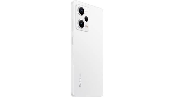 Điện thoại Xiaomi Redmi Note 12 Pro 5G 8GB/256GB Trắng mặt lưng nghiêng trái