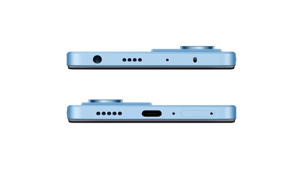 Điện thoại Xiaomi Redmi Note 12 Pro 5G 8GB/256GB Xanh dương cạnh trên dưới