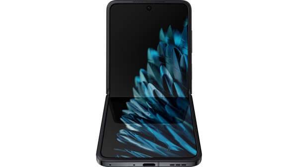 Điện thoại OPPO Find N2 Flip 8GB/256GB Đen chính diện gấp máy