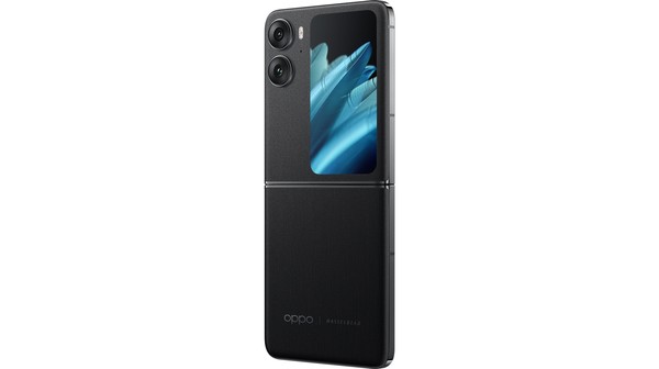 Điện thoại OPPO Find N2 Flip 8GB/256GB Đen mặt sau nghiêng