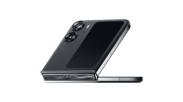 Điện thoại OPPO Find N2 Flip 8GB/256GB Đen mặt sau gập máy nghiêng