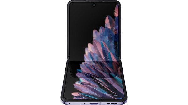 Điện thoại OPPO Find N2 Flip 8GB/256GB Tím chính diện gập máy