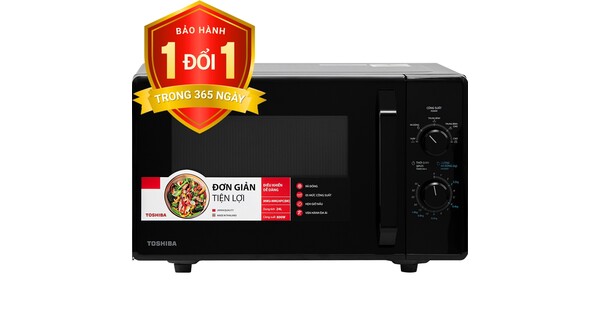 Lò vi sóng Toshiba 24 lít MW2-MM24PC(BK) chính diện