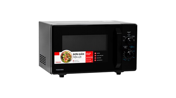 Lò vi sóng Toshiba 24 lít MW2-MM24PC(BK) nghiêng trái