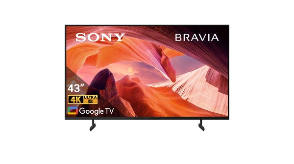 Google Tivi Sony Bravia 4K 43 inch KD-43X80L VN3 chính diện
