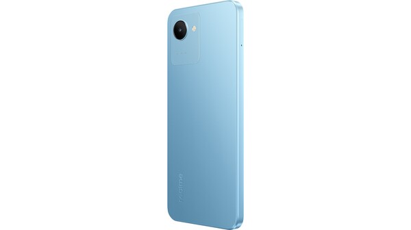 Điện thoại Realme C30s 3GB/64GB Xanh hồ mặt lưng nghiêng phải