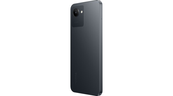 Điện thoại Realme C30s 3GB/64GB Đen nhám mặt lưng nghiêng phải
