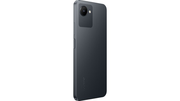 Điện thoại Realme C30s 3GB/64GB Đen nhám mặt lưng nghiêng trái