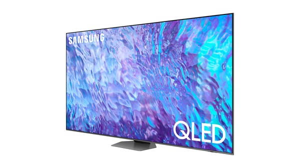 Smart Tivi QLED Samsung 4K 98 inch QA98Q80CAKXXV nghiêng phải