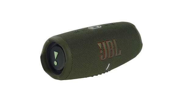 Loa Bluetooth JBL Charge 5 Xanh lá mặt nghiêng